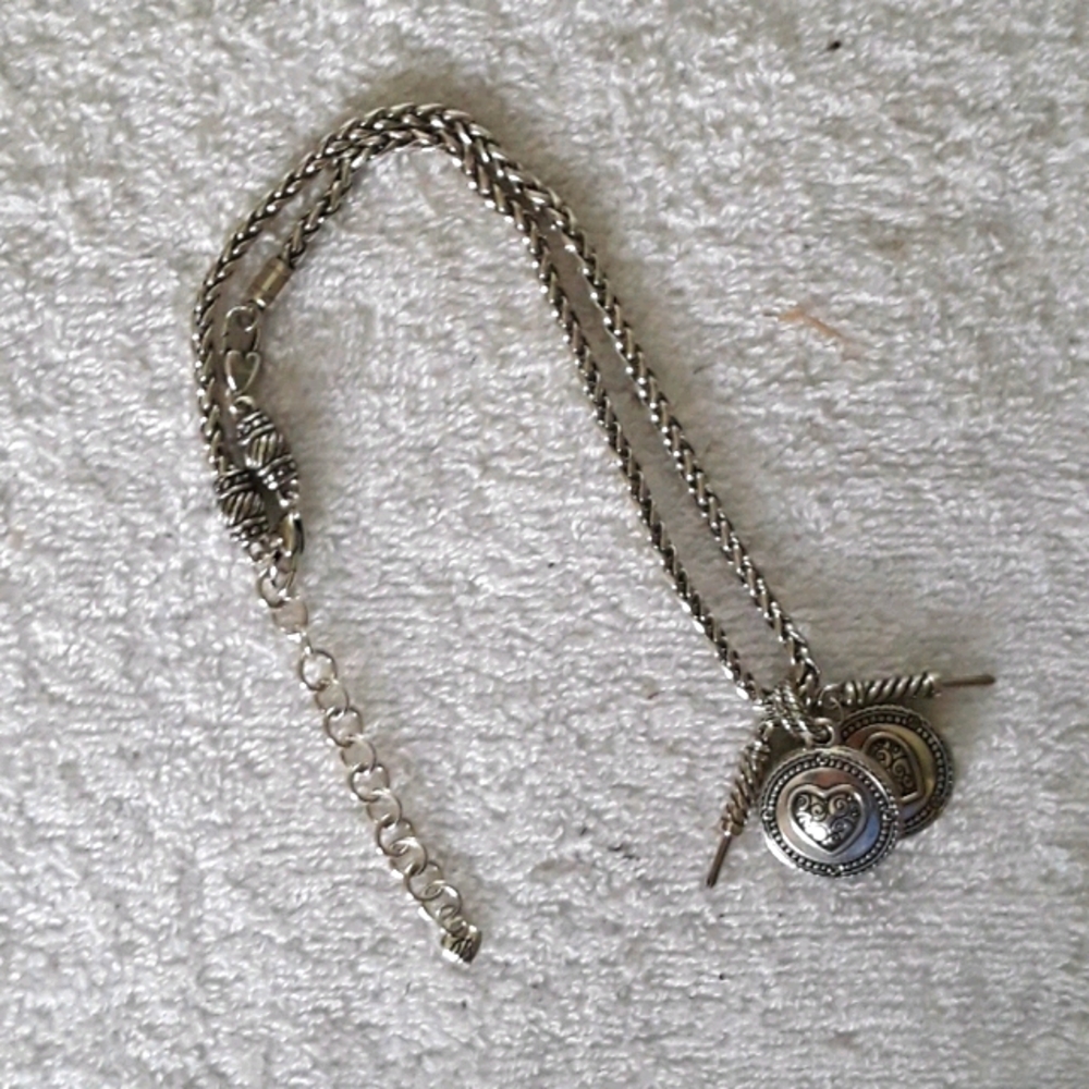 Brighton necklace with 2 charms/lockets